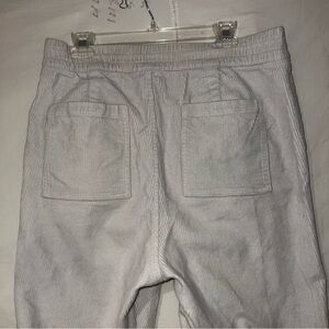 Gap White Corduroy Wide Leg Pants (L)